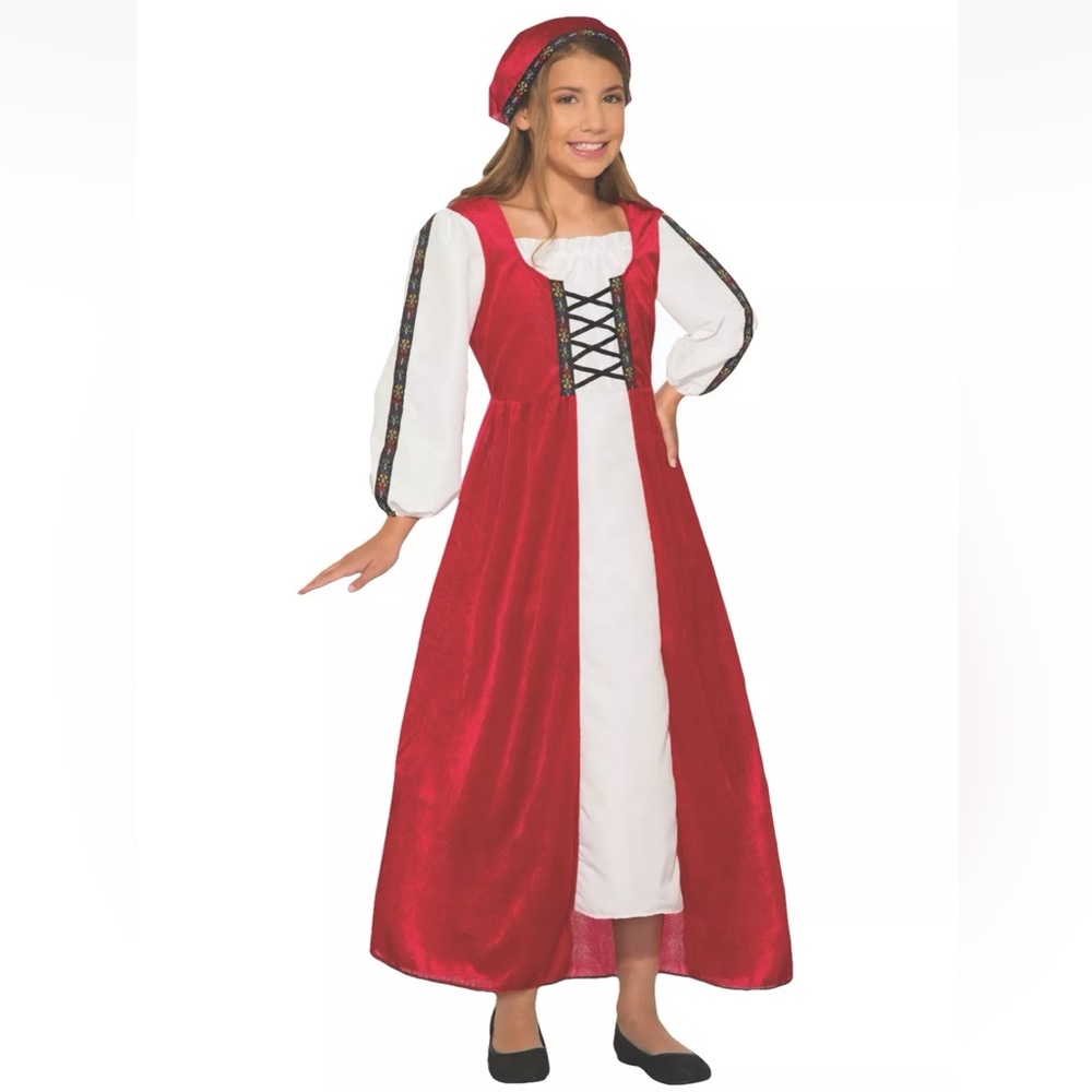 Child Medium (8-10) Renaissance Faire Girl Medieval Costume Forum Novelties NOS